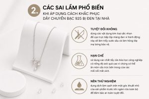 Nguyên Nhân Và Cách Khắc Phục Dây Chuyền Bạc 925 Bị Đen Hiệu Quả