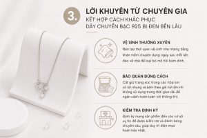Nguyên Nhân Và Cách Khắc Phục Dây Chuyền Bạc 925 Bị Đen Hiệu Quả