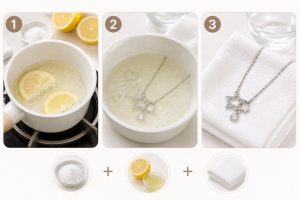 Cách Khắc Phục Dây Chuyền Bạc 925 Bị Đen Ngay Tại Nhà Cực Đơn Giản