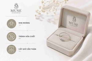 Hướng dẫn bí quyết bảo quản nhẫn free size bền đẹp và sáng bóng từ Muse Accessories