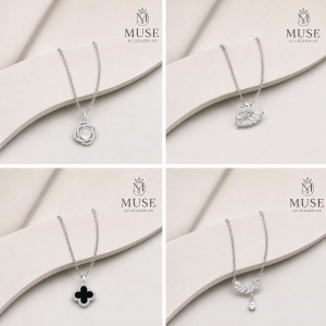 Các mẫu dây chuyền bạc tối giản tinh tế của thương hiệu Muse Accessories