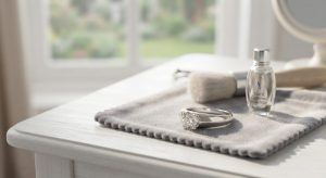 Cách bảo quản nhẫn bạc đính đá nữ sáng bóng